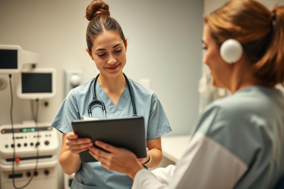 Interface Urgentime - visio-assistance pour le suivi patient à domicile PSAD et HAD